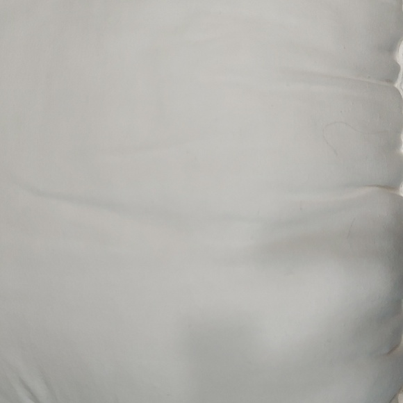 Set of decorative lace pillows (2) 14" x 14" white - Picture 8 of 8